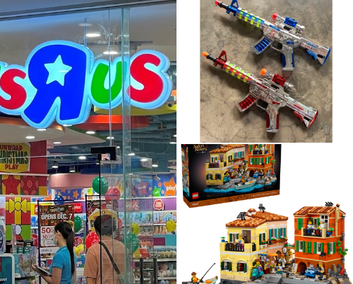 Toys cover photo collage
