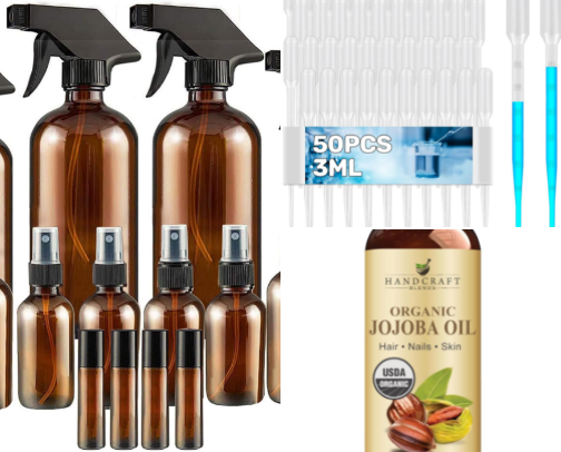 Homemade Beauty Items cover photo collage