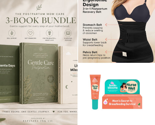 POSTPARTUM RECOVERY ERA cover photo collage