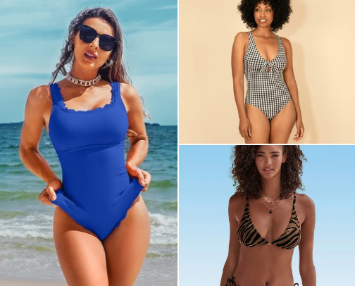 Sun-kissed Swim Finds👙👑 cover photo collage