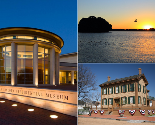 Things to do in Springfield,IL: Abraham Lincoln’s Hometown 🎩🇺🇸✨ cover photo collage