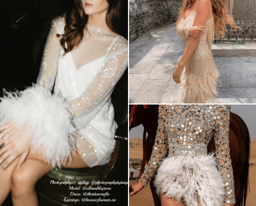 After party wedding dress cover photo collage