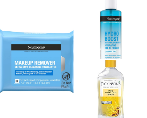 Nighttime Skin Care Routine cover photo collage