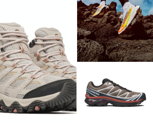 Hiking shoes & boots cover photo collage