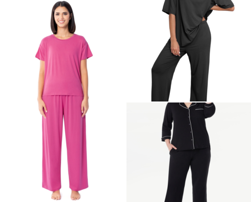 Top 10 Women's Pajama Sets cover photo collage