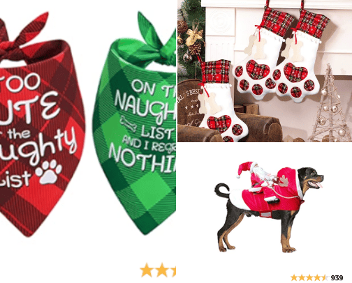 Dogs & Christmas cover photo collage