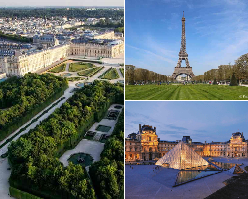Places to visit in Paris cover photo collage