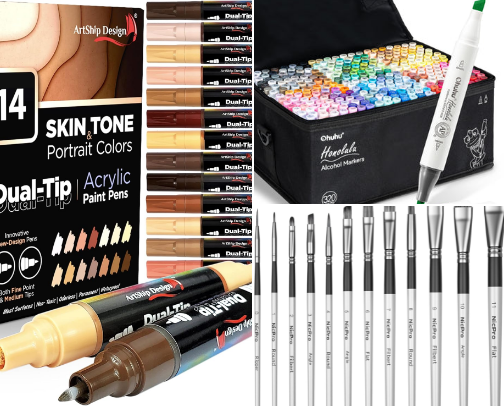 Essentials: Art Supplies I Love cover photo collage