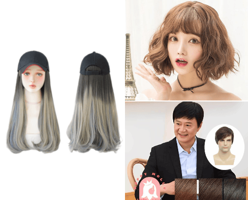 The Best Hair Wig for You cover photo collage
