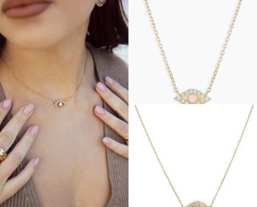 Where to Find Evil Eye Necklaces cover photo collage