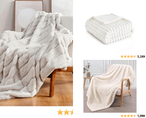Cozy items cover photo collage