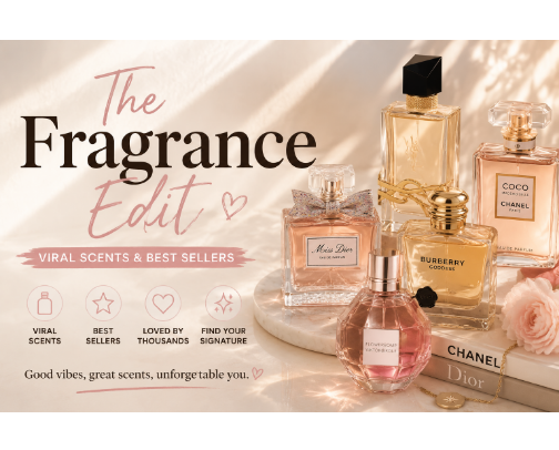 The Fragrance Edit | Viral Scents & Best Sellers ✨ cover photo collage