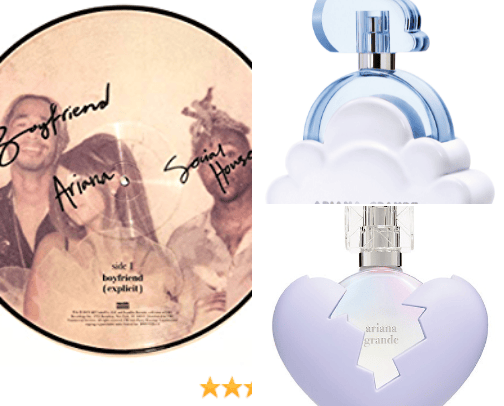 Ariana Grande Merch (for cheap hehe) cover photo collage