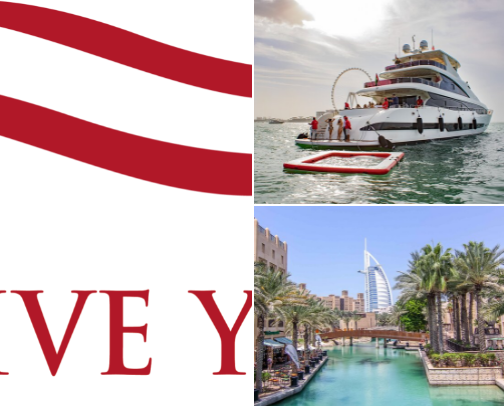 Adventure in Dubai cover photo collage