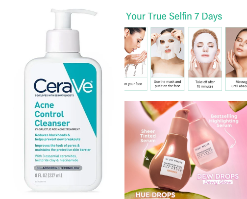 Acne remover cover photo collage