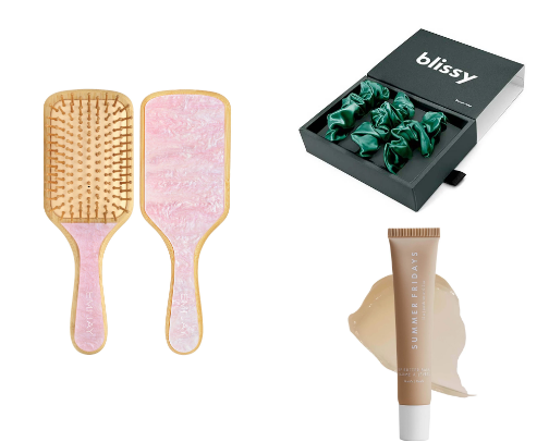 What you'll find in/on my nightstand cover photo collage