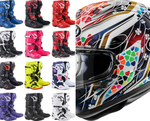 Mmmmotorcycle gear cover photo collage