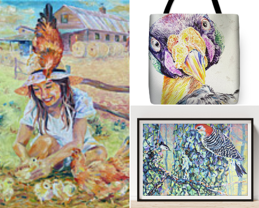 Absolutely essential for happy homes, vivid birds that enliven every room! cover photo collage