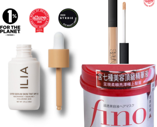 My favorite beauty recs cover photo collage