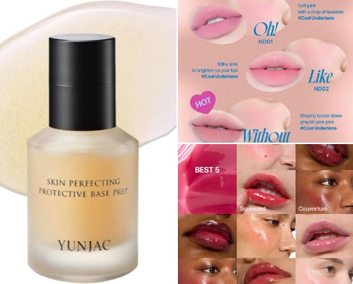 Korean makeup is constantly testing NEW boundaries by innovating everyday products! cover photo collage