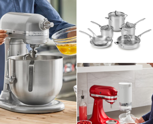 Gadgets, Gizmos & Game-Changers for Your Kitchen cover photo collage