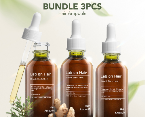 LAB ON HAIR cover photo collage