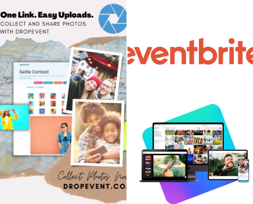 Photo Booths, Event Supplies, Apps cover photo collage