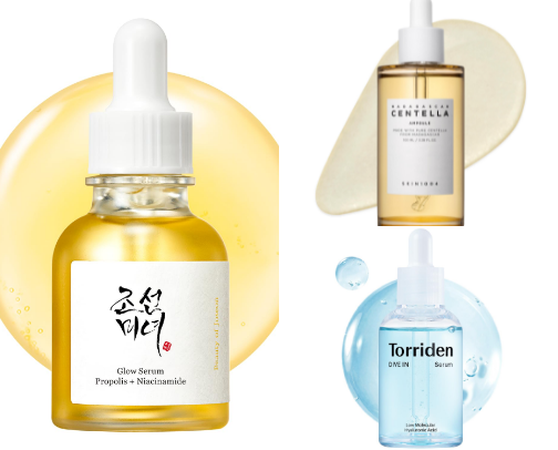10 Serums Actually Worth Your Money ✨ cover photo collage