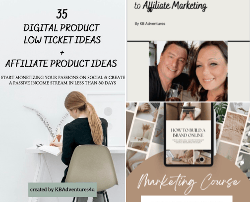 Digital Products cover photo collage