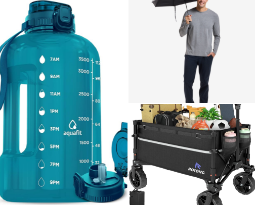 Sports necessities cover photo collage