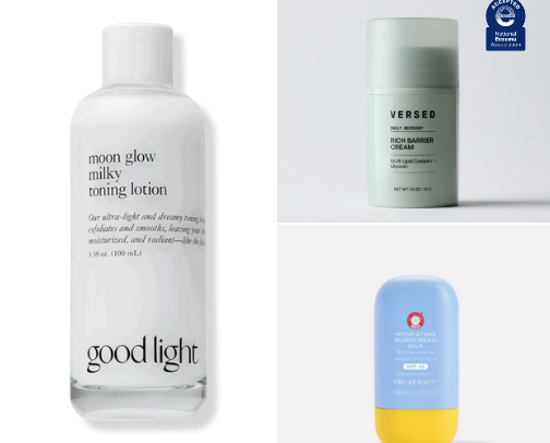 Affordable skin care for dry skin cover photo collage