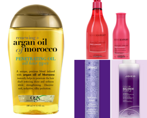 Hair products/ Tools cover photo collage