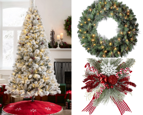 Holiday time cover photo collage