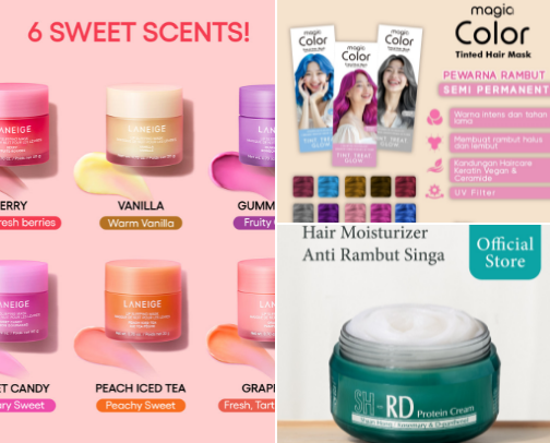 My favorite beauty recs cover photo collage