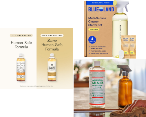 Non tox/Low tox Cleaning products 🧼 cover photo collage