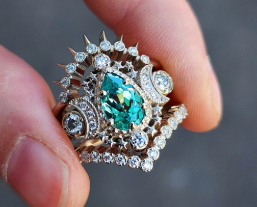 Unique Engagement Rings cover photo collage