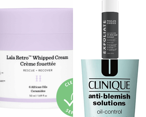 Skincare for Dry skin cover photo collage