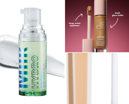 glowy makeup cover photo collage