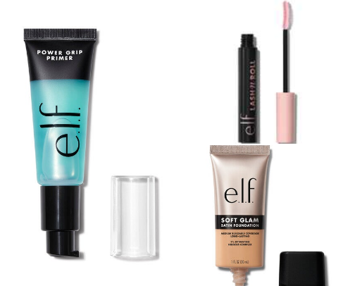 E.L.F. Affordable Full Face of Makeup cover photo collage