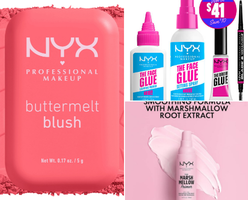 Nyx professional makeup👈🏻 cover photo collage