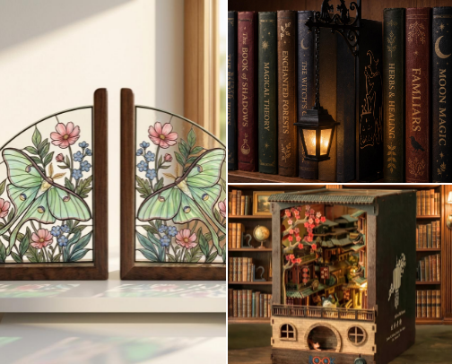 Bookish Items I Wish I Have 📚🔖 cover photo collage