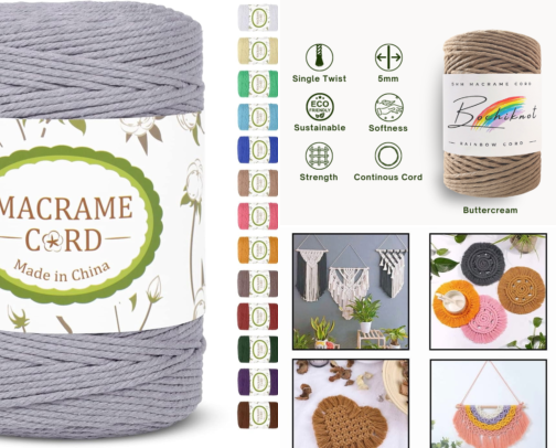 I Finally Made My Own Boho Macrame Decor and Stopped Buying Overpriced Wall Art cover photo collage