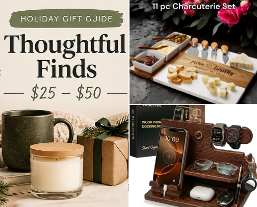 Best Gifts Under $50: Thoughtful Finds They’ll Love cover photo collage