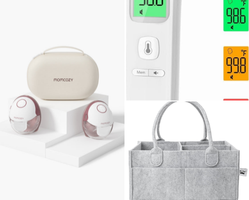 New mom ESSENTIALS cover photo collage