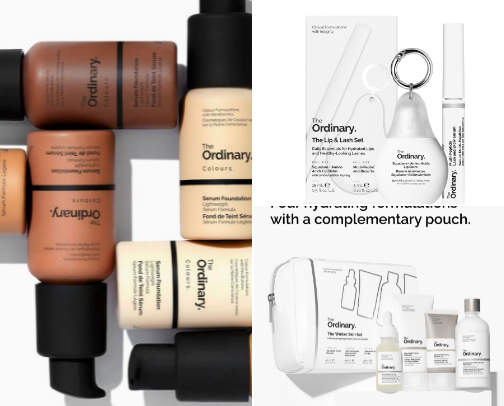 The Ordinary  New Releases products cover photo collage