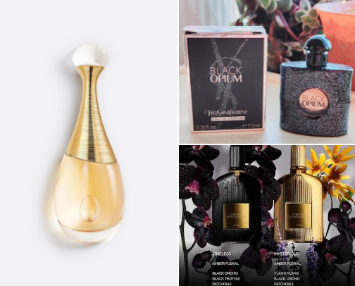 ✨ Scented Glow: Luxury to Everyday Fragrances cover photo collage