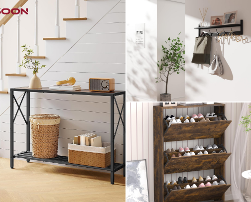 Small Apartment Entryway Ideas (No Mudroom? No Problem) cover photo collage