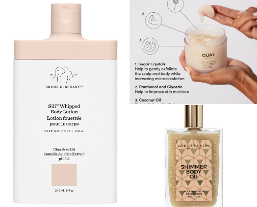 Best body care for soft glowy skin cover photo collage