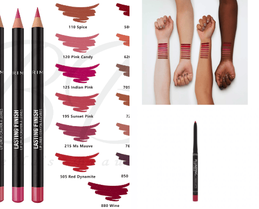 Lip liners 💄 cover photo collage