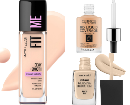 Makeup on budget cover photo collage